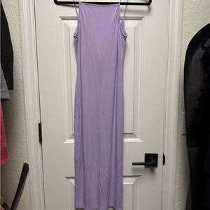 Lilac Sleeveless Maxi Dress